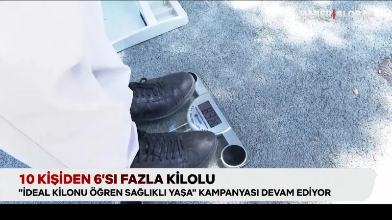 10 kişiden 6’sı fazla kilolu