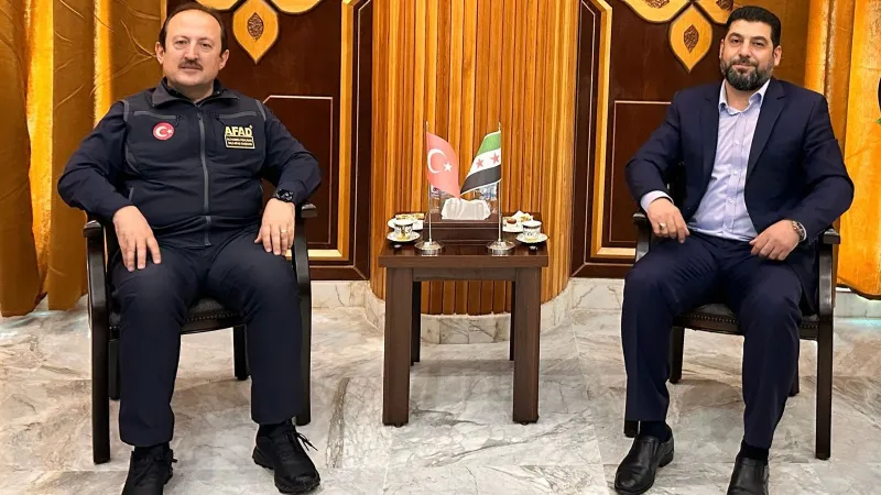 AFAD Başkanı Pehlivan, Lazkiye Valiliğini ziyaret etti