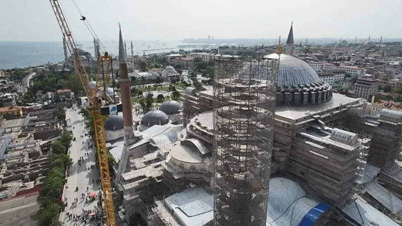 Ayasofya’da kapsamlı restorasyon