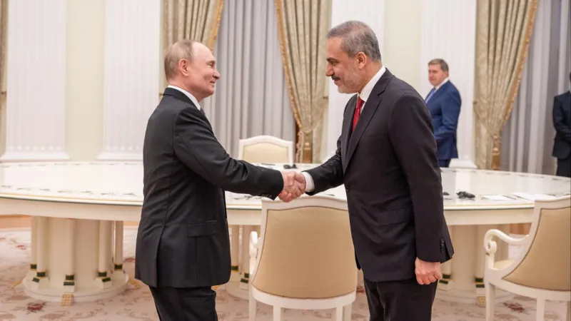 Bakan Fidan, Rusya Devlet Başkanı Putin ile bir araya gelecek