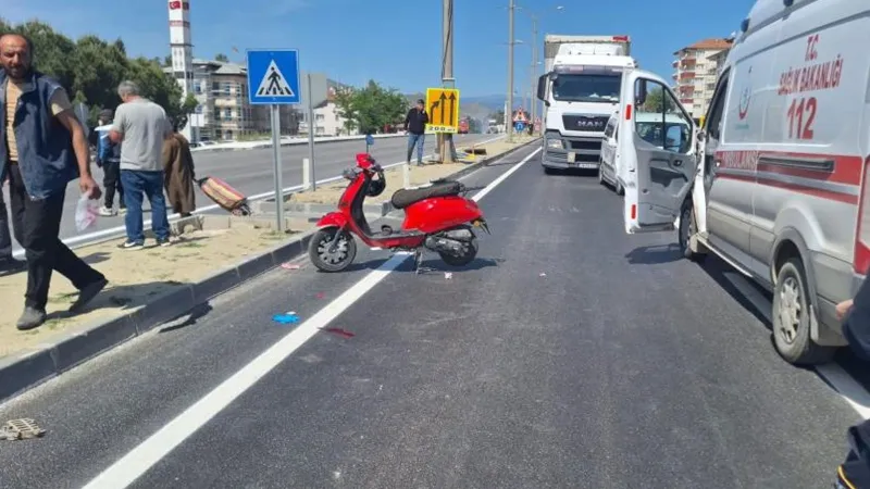 Çorum'da feci kazada ağır yaralanan motosiklet sürücüsü hayatını kaybetti