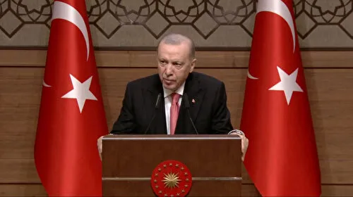 Cumhurbaşkanı Erdoğan konuşuyor