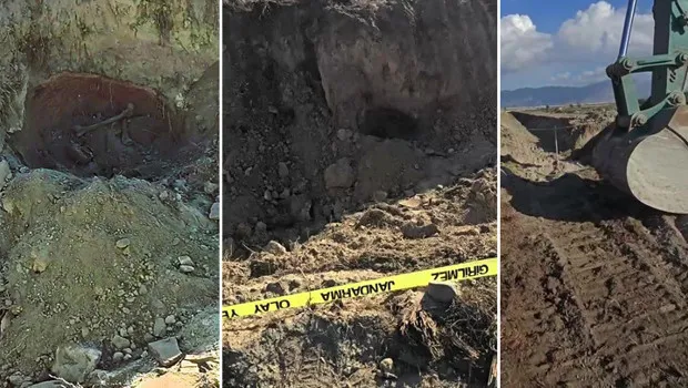 Denizli'de bulundu: Toprak küplerin içinden insana ait kemik parçaları çıktı