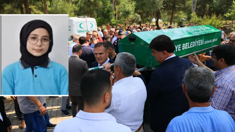 Fethiye'de depremde panikatak geçirerek yaşamını yitiren 14 yaşındaki çocuk, son yolculuğuna uğurlandı