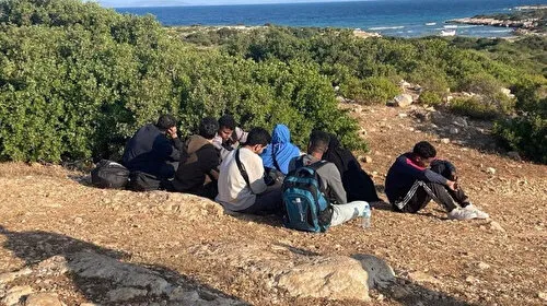İHA'lar tespit etti: Didim'de 8 düzensiz göçmen yakalandı
