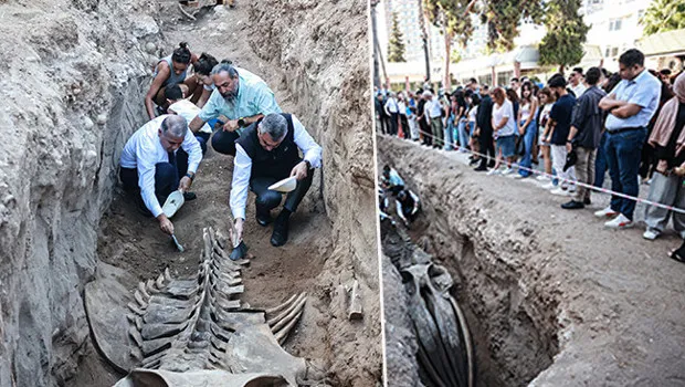 İki gün içinde tamamı topraktan çıkarılacak! Tam 14 metre: Kentte büyük heyecan