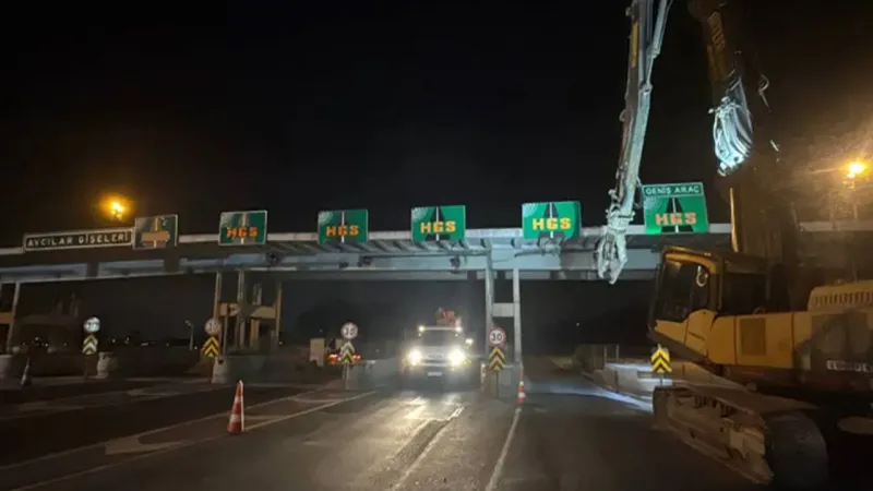İstanbul'da Sürücüler Dikkat! O Yollar 6 Gün Boyunca Kapalı