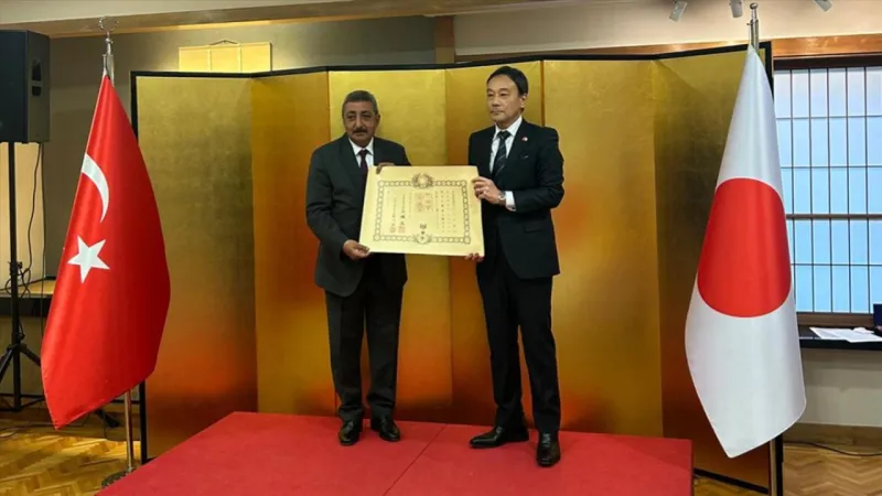 Japonya'dan AFAD personeline İmparatorluk Nişanı