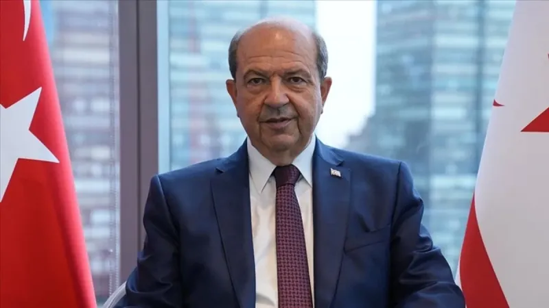 KKTC Cumhurbaşkanı Tatar'dan Erdoğan'a teşekkür!