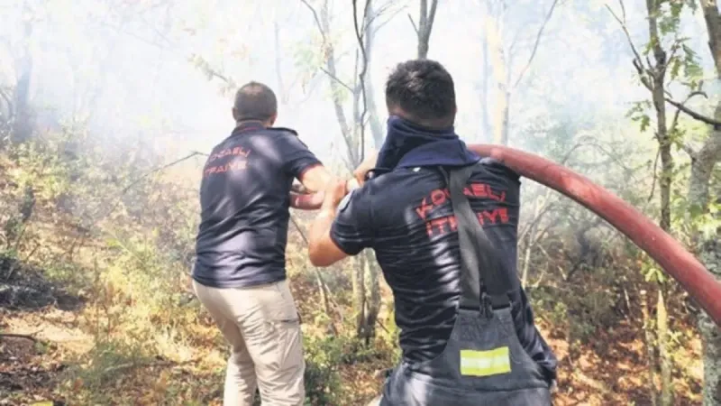 Kocaeli İtfaiyesi yangına karşı seferber oldu