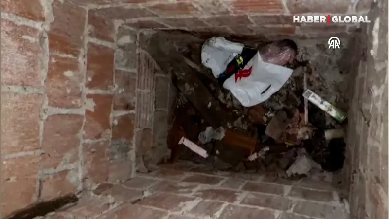 Kütahya'da havalandırma boşluğuna atılan yenidoğan bebek hastaneye kaldırıldı