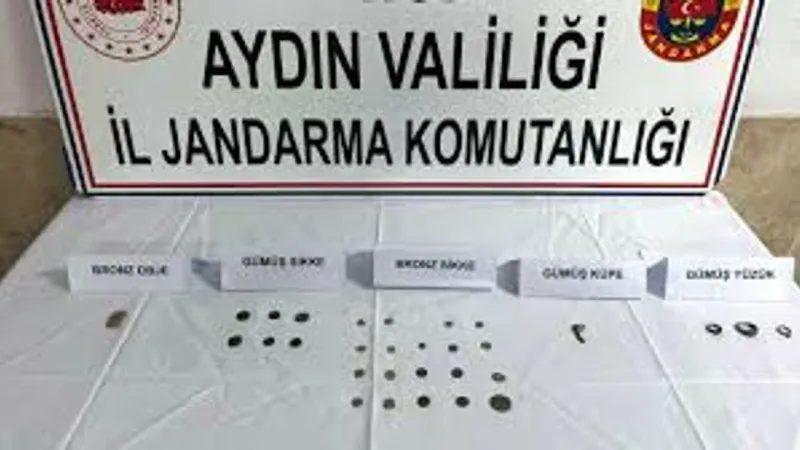 Aydın'da tarihi eser kaçakçılığına operasyon