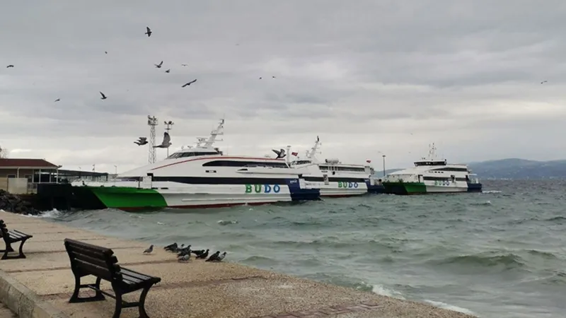Bursa Deniz Otobüslerinin 6 seferi iptal edildi