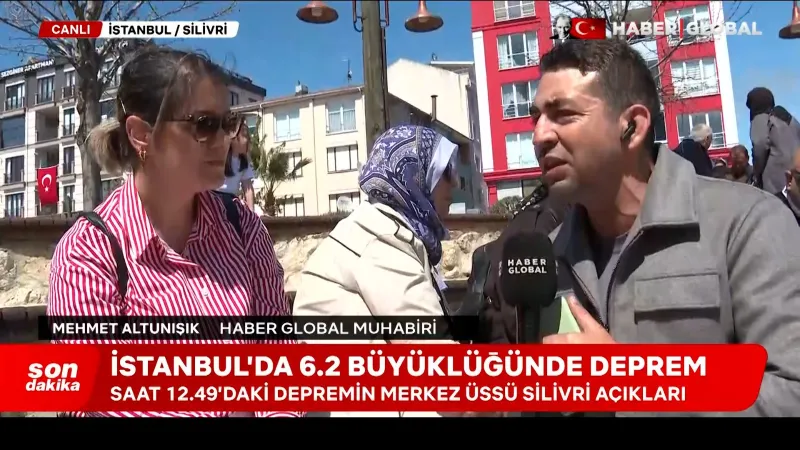 Haber Global depremin merkez üssünde