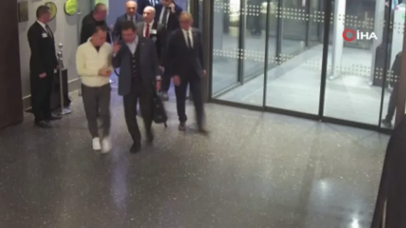İmamoğlu’nun toplantı için otele geldiği ana ait yeni görüntüler çıktı