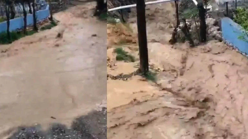 Tokat'ta aşırı yağış sele neden oldu