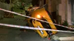 Şişli’de taksi kazası: 10 metreden çıkmaz sokağa uçtu!