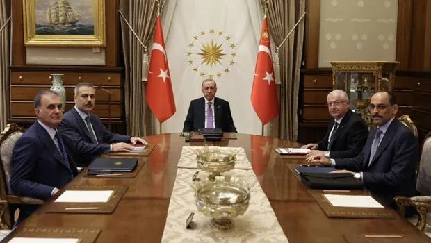 Son dakika haberi... Beştepe'de güvenlik zirvesi toplantısı