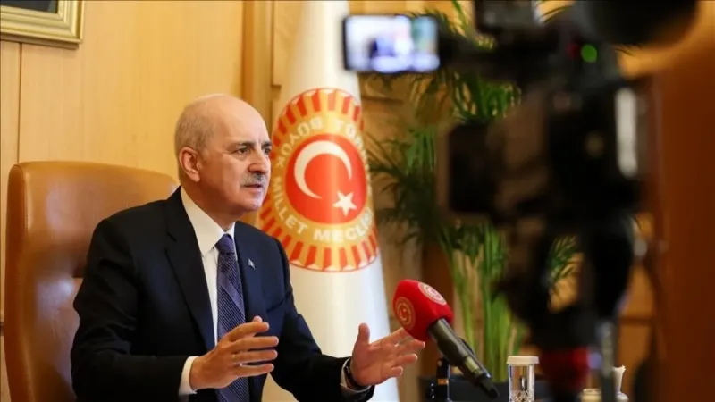 TBMM Başkanı Kurtulmuş'tan Brüksel'de diplomasi trafiği! Ukrayna Meclis Başkanı Stefanchuk ile görüştü