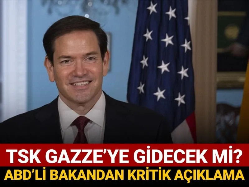 TSK Gazze'ye gidecek mi? ABD'li bakandan kritik açıklama