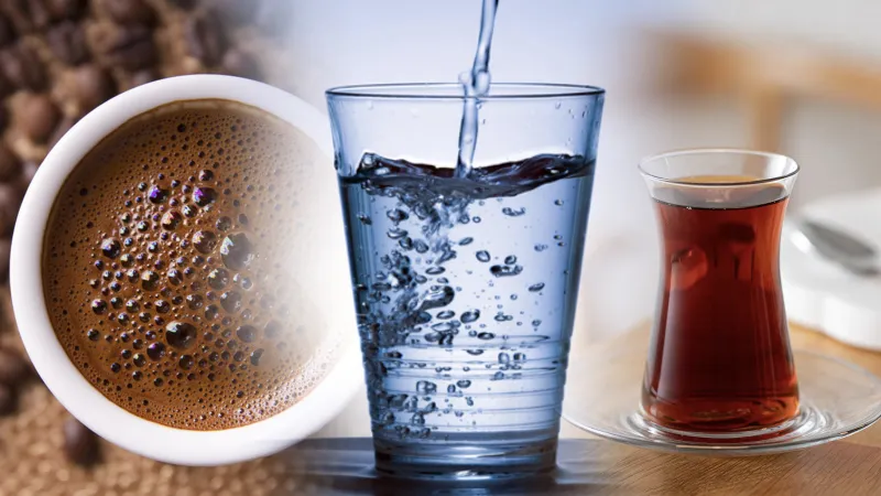 Uzmanı uyarıyor: Yazın çay ve kahve tükettiğiniz miktar kadar fazladan su için